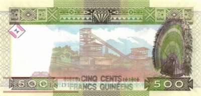 Guinea - 500  Francs Guinéens (#047b_UNC)
