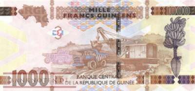 Guinea - 1.000  Francs Guinéens (#048c_UNC)