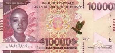 Guinea - 10.000  Francs Guinéens (#049Aa_UNC)