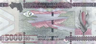 Guinea - 5.000  Francs Guinéens (#049c_UNC)