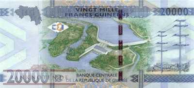 Guinea - 20.000  Francs Guinéens (#050a_UNC)