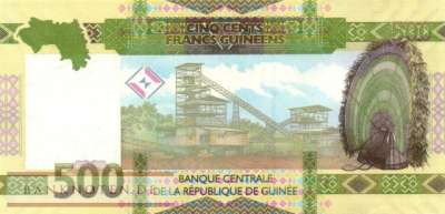 Guinea - 500  Francs Guinéens (#052b_UNC)