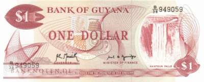 Guyana - 1  Dollar (#021g-U8_UNC)