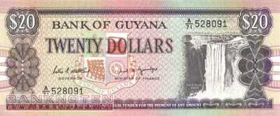 Guyana - 20 Dollars (#027-U7_UNC)