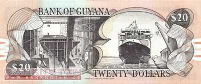 Guyana - 20  Dollars (#030a_UNC)