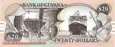 Guyana - 20  Dollars (#030b-U12_UNC)