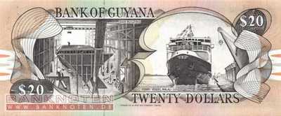 Guyana - 20  Dollars (#030c_UNC)