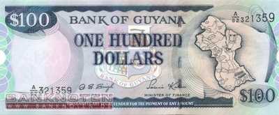 Guyana - 100  Dollars (#031-U12_UNC)