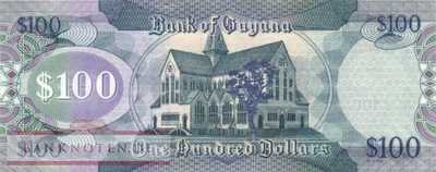 Guyana - 100  Dollars (#036c_UNC)