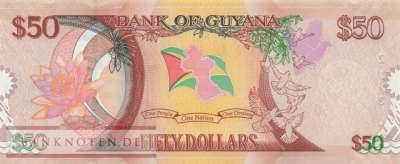 Guyana - 50  Dollars - Ersatzbanknote (#041R_UNC)