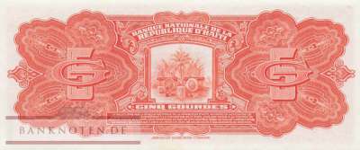 Haiti - 5  Gourdes (#187a_UNC)
