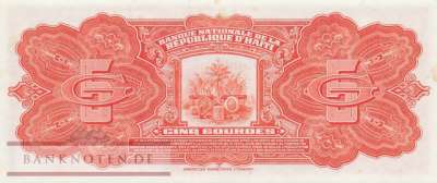 Haiti - 5  Gourdes (#187a_AU)