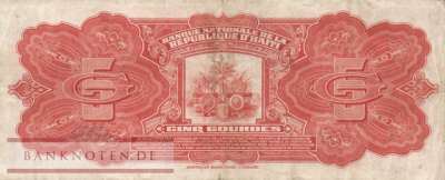 Haiti - 5  Gourdes (#187a_F)