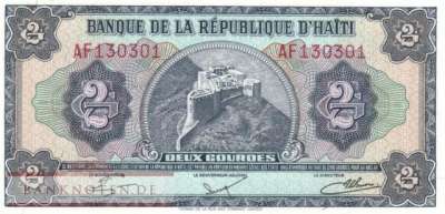 Haiti - 2  Gourdes (#240_UNC)