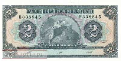 Haiti - 2  Gourdes (#254a-1_UNC)