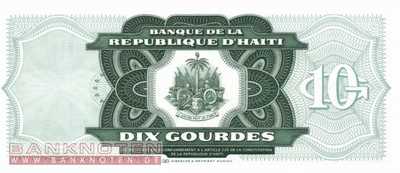 Haiti - 10  Gourdes (#256a-91_UNC)