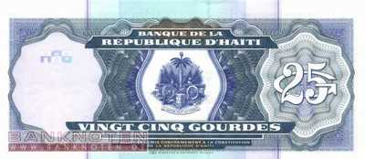 Haiti - 25  Gourdes (#266a_UNC)