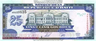 Haiti - 25  Gourdes (#266a_UNC)
