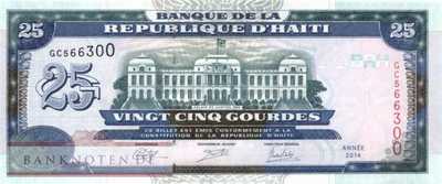 Haiti - 25  Gourdes (#266e_UNC)