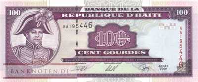 Haiti - 100  Gourdes (#268_UNC)