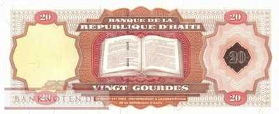 Haiti - 20  Gourdes (#271Ab_UNC)