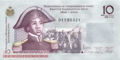 Haiti - 10 Gourdes (#272a_UNC)