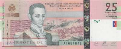 Haiti - 25  Gourdes (#273a_UNC)