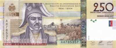 Haiti - 250  Gourdes (#276a_UNC)