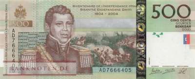 Haiti - 500  Gourdes (#277h_UNC)