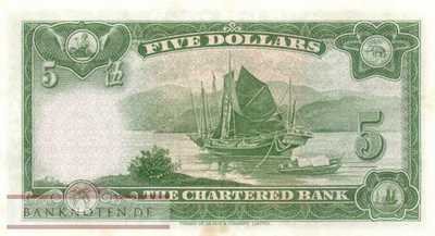Hong Kong - 5  Dollars (#068c_AU)