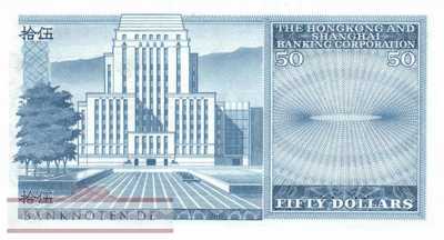 Hong Kong - 50  Dollars (#184g_UNC)