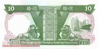 Hong Kong - 10  Dollars (#191c-92_UNC)