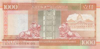 Hong Kong - 1.000  Dollars (#206a_UNC)