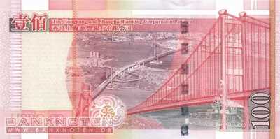 Hong Kong - 100  Dollars (#209d_UNC)