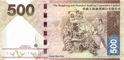 Hong Kong - 500  Dollars (#215c_UNC)