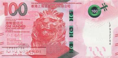 Hong Kong - 100  Dollars (#220c_UNC)