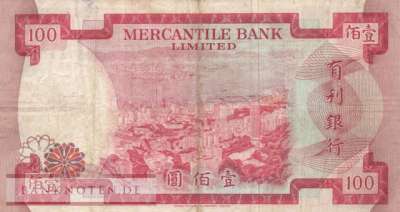 Hong Kong - 100  Dollars (#245_F)