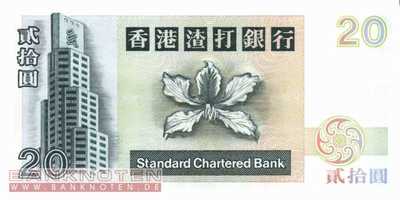 Hong Kong - 20  Dollars (#285b-9701_UNC)