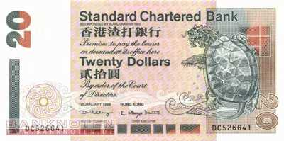 Hong Kong - 20  Dollars (#285c-98_UNC)