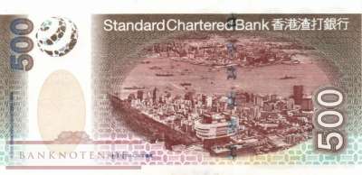 Hong Kong - 500  Dollars (#294_UNC)