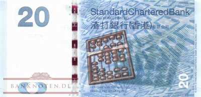Hong Kong - 20  Dollars (#297e_UNC)