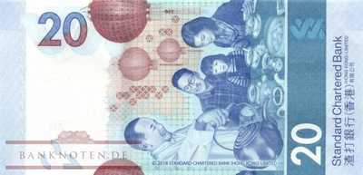 Hong Kong - 20  Dollars (#302a_UNC)