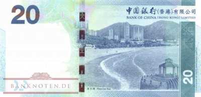 Hong Kong - 20  Dollars (#341b_UNC)