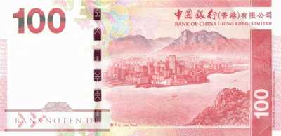 Hong Kong - 100  Dollars (#343b_UNC)