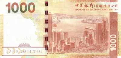 Hong Kong - 1.000  Dollars (#345c_UNC)