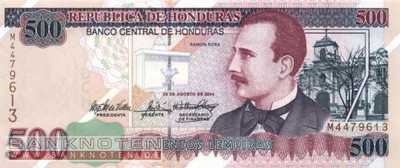 Honduras - 500  Lempiras (#078f_UNC)