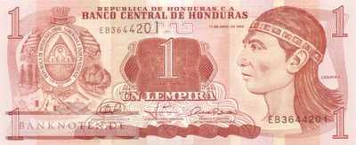 Honduras - 1  Lempira (#089a_UNC)