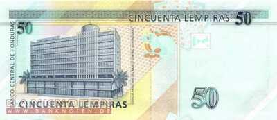 Honduras - 50  Lempiras (#094Ab_UNC)