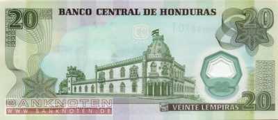 Honduras - 20  Lempiras (#095-2_UNC)