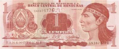 Honduras - 1  Lempira (#096e_UNC)